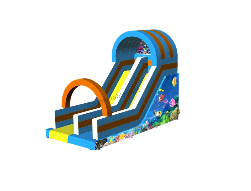 Grande Escorrega Inflável Seco de Uma Faixa com Logotipo Personalizado para Evento ao Ar Livre para Crianças