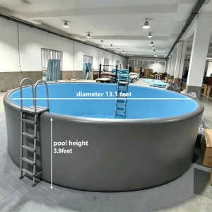 Large Size 13.1*4.9feet Ultra Stiff Inflatable Pool DWF PVC Swimming Pool Portable Inflatable Pool for Family