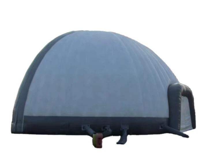 Large Size Half Shell White Giant Inflatable Dome Tent With Air Sealed Edges