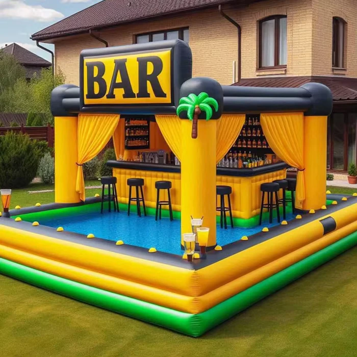 Große Superior Freizeitplattform Party aufblasbare neue Design Wasser Schwimmbar