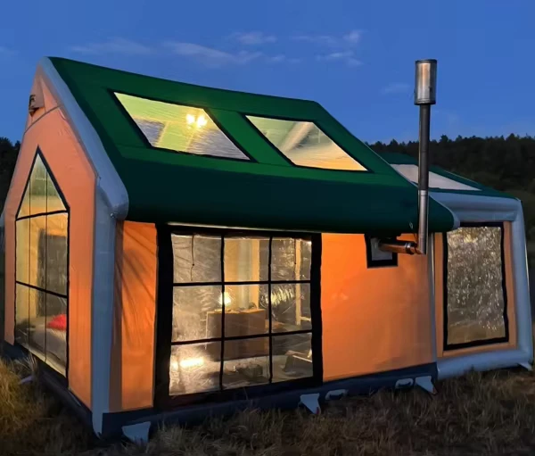 Large Waterproof Inflatable Tent for Outdoor Events and Camping Heavy Duty Automatic Air Tent