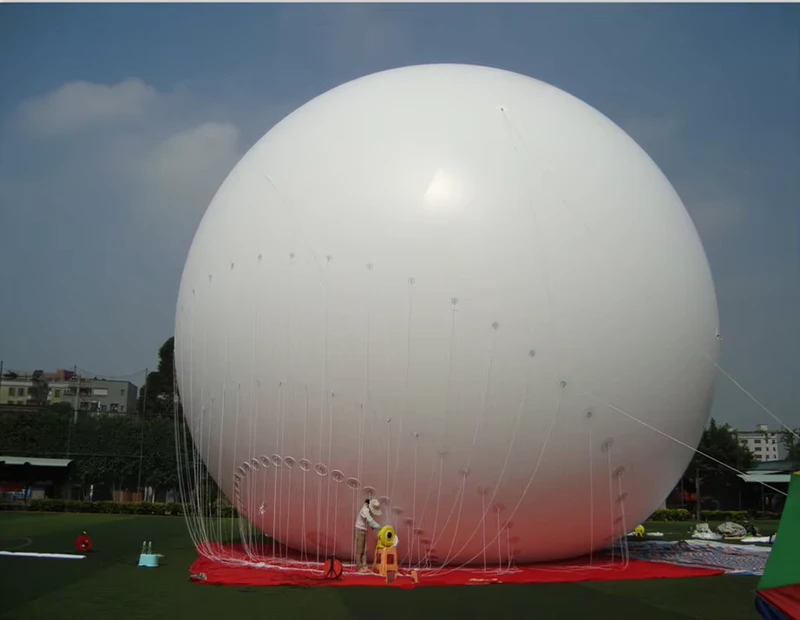 大きな白いインフレータブルヘリウムバルーン パーティー用