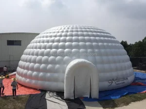 Gran Carpa Inflable Blanca Portátil - Carpa Inflable Grande para Eventos y Exposiciones
