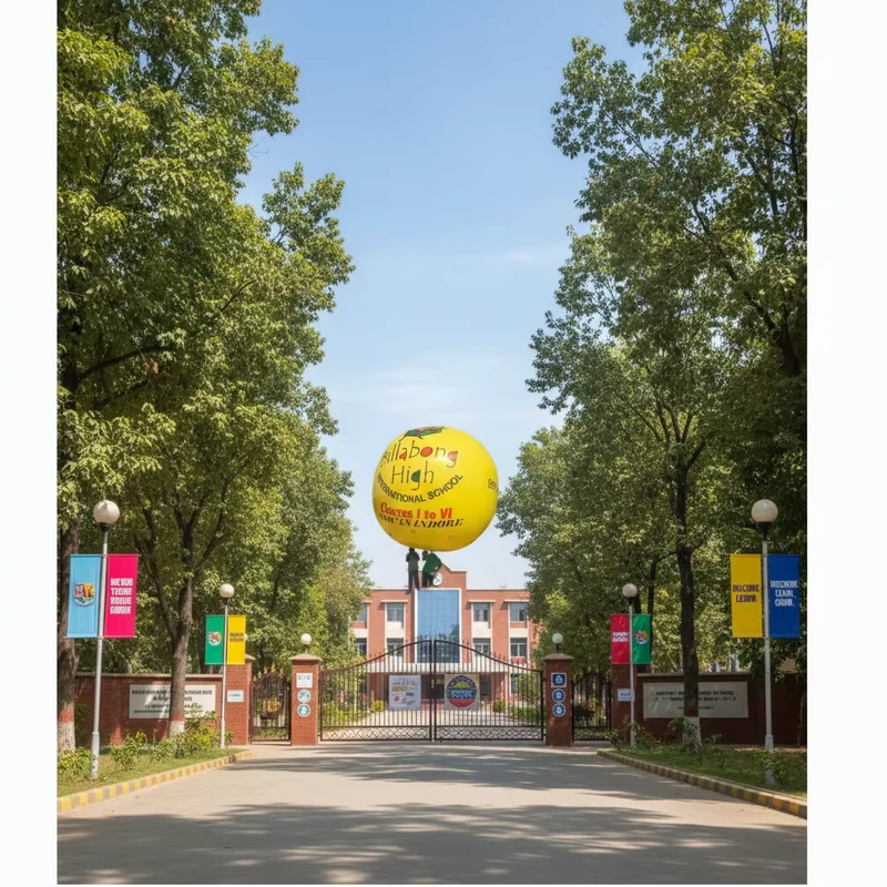 대형 노란색 인플레이터블 헬륨 풍선 판매 헬륨 구체 하늘에서 비행 이벤트 광고용