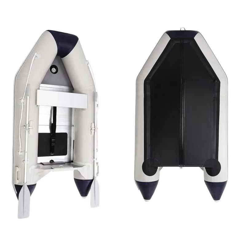 Latest Design Drop Stitch Inflatable Boat Certified 4-5 Person China Factory Inflatable Tender Dinghy Boat with Accessories