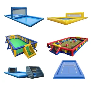 Latest Style Outdoor Kids Sports Beach Giant Inflatable Tennis Ball Volleyball Football Court Pool for Game