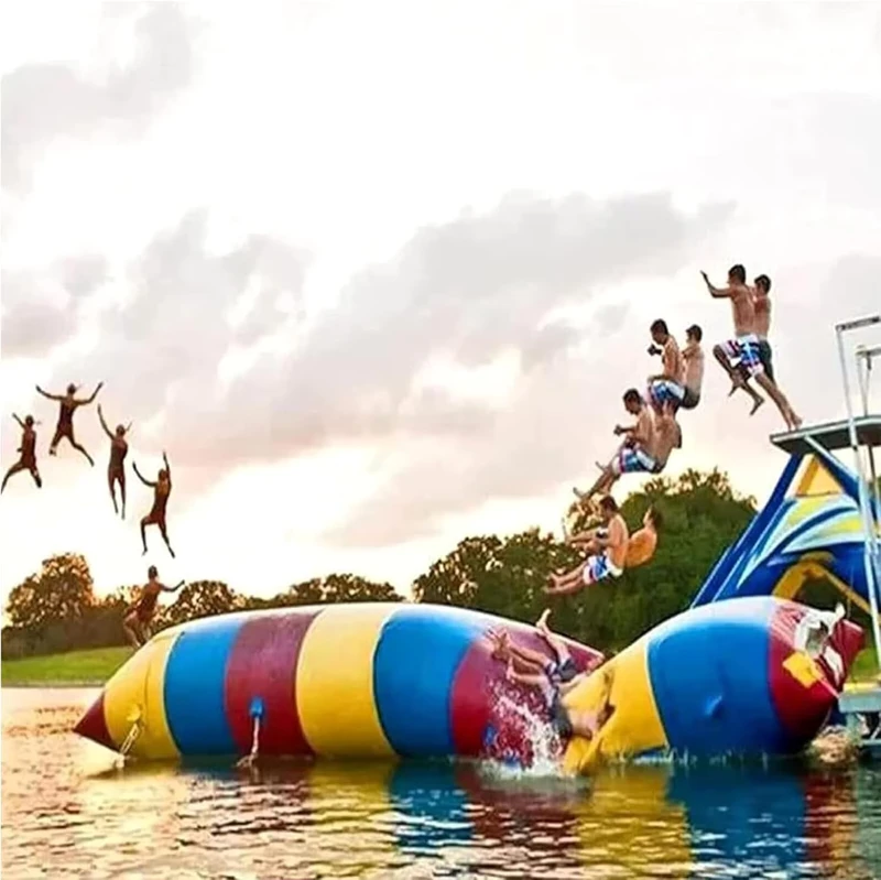 Pillow Gonfiabile per Gioco in Parco Acquatico, Blob d'Acqua Catapulta, Sacco da Salto, Materiale in PVC, Uso Commerciale, CE