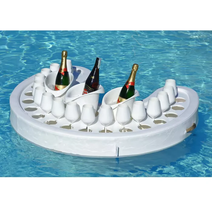 Tabuleiro Flutuante de Bar de EVA para Bebidas, Bandeja de Serviço Flutuante