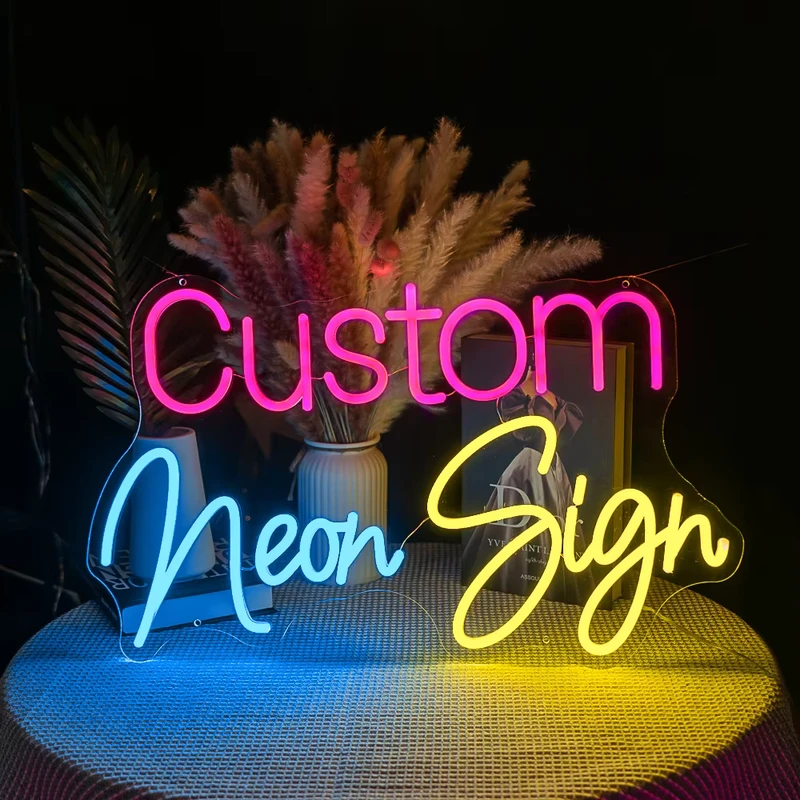 Insegna Neon Pubblicitaria Personalizzata Led Open Segni di Luce Neon Flessibili Personalizzati per Matrimonio Bar