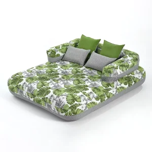 Leisure Inflatable Lounger Outdoor Air Lounger Swimming Pool Float Sun Chair for Beach Camping