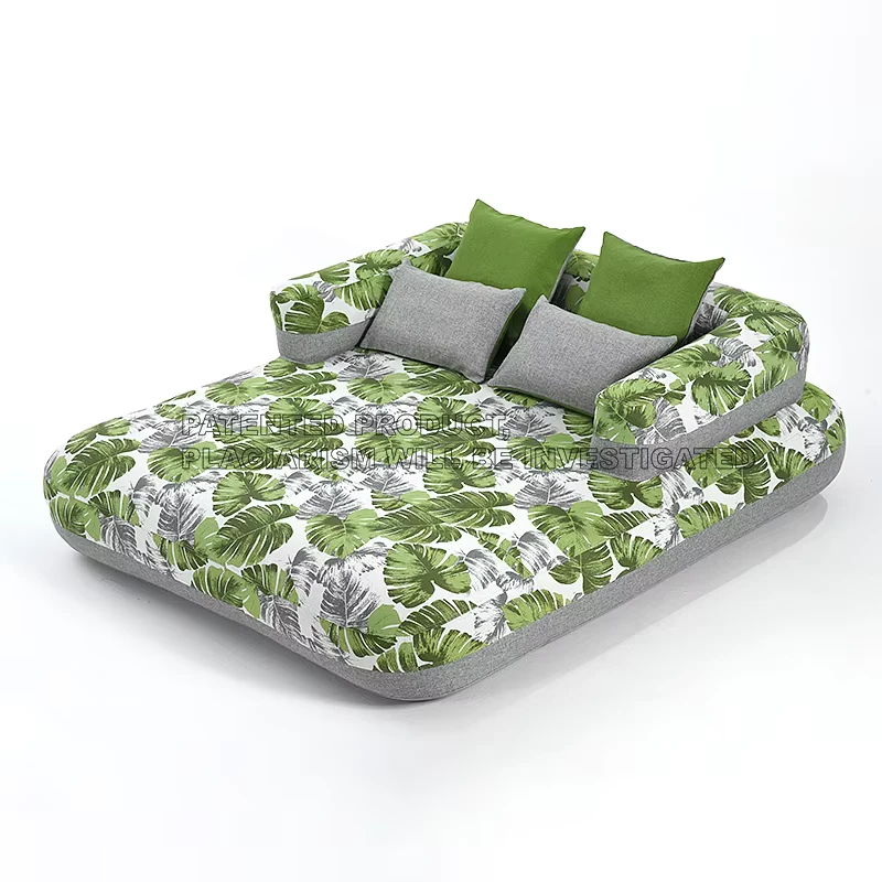 Freizeit aufblasbarer Liegestuhl Outdoor Luftliegestuhl Schwimmbecken Float Sonnenliege für Strand-Camping