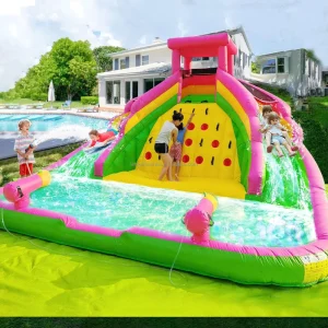 Lemon Bounce Commercial Bounce Castle Inflatable Obstacle Course Commercial Grade Children’s Fun Business Rental Easy Setup