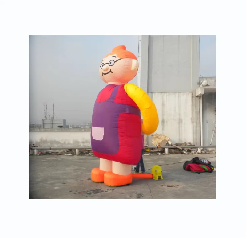 Mô hình búp bê khổng lồ bơm hơi sống động, búp bê linh vật bơm hơi tùy chỉnh cho quảng cáo và khuyến mãi ngoài trời