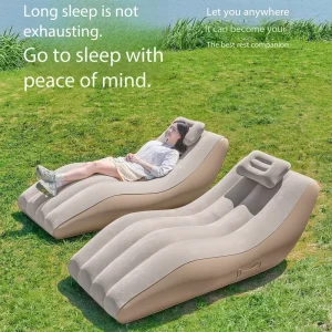 Lightweight Air Mattress Built in Pump Air Mattress Self Inflatable Sleeping Mat Camping Inflatable Sofa Portable Air Sofa