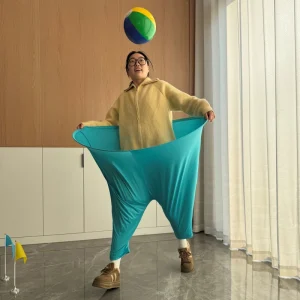 Lightweight Breathable Granny Pants Fun Run Game Multiplayer Interactive Activity for School Team Building