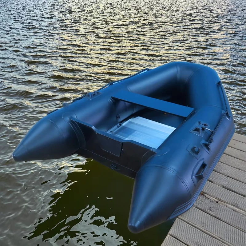 เรือดิงกี้เป่าลม PVC น้ำหนักเบา เป็นมิตรกับสิ่งแวดล้อม ทนทาน สำหรับการพายเรือกลางแจ้ง