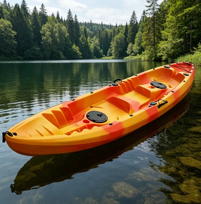 Kayak in Plastica Leggero per 2 Persone, Kayak Touring per Famiglia