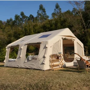Lightweight Portable Inflatable Air Tent for 13.68sqm Quick Setup Air Beam Structure Waterproof Oxford Fabric Four-season