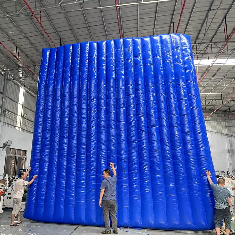 Penghalang Kebisingan Inflatable PVC Sementara 6m*6m Litong yang Dapat Digunakan Kembali dan Dipindahkan