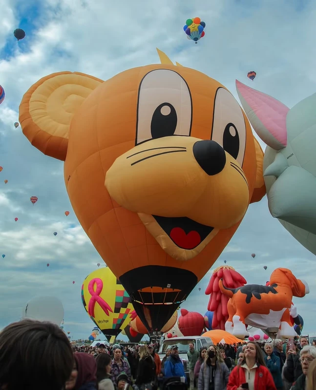 Balon Udara Panas Inflatable Berwarna Khusus yang Dapat Disesuaikan, Tahan Cuaca, untuk Pameran Komersial dan Acara Liburan