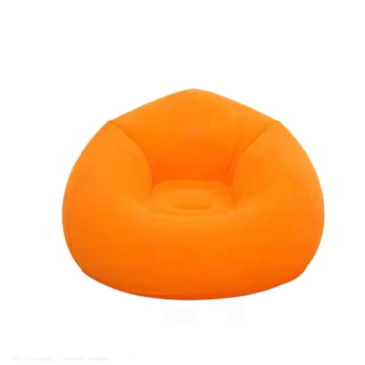 Living Room Furniture Inflatable Relaxing Recliner Chair Lazy Single Bean Bag Flocking Sofa Comfortable Living Room Sofas