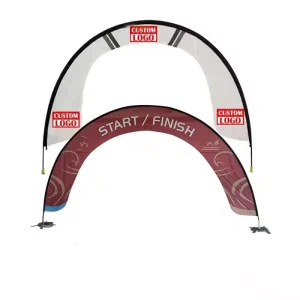 Logo Print Ontwerp Sport Start en Finish Display Bogen Commerciële Reclame met Hoge Kwaliteit Luchtpoorten Drone Racing