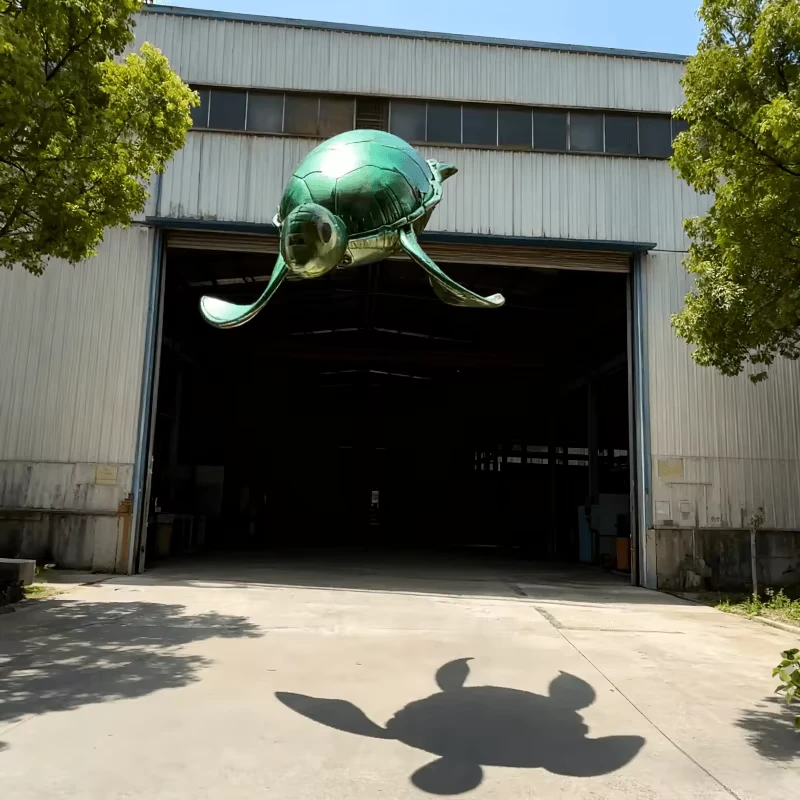 Long Distance Controlled Helium Balloon RC Inflatable Sea Turtle for Children’s Theaters Performance