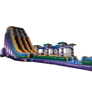 Long Inflatable Water Slide for Kids and Adults Giant Outdoor Slip and Slide for Summer Fun and Pool Parties