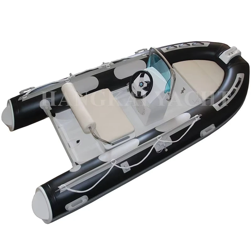 Luxury 11.5 FT 3.5 m RIB 350 Rigid Hull Fiberglass Inflatable Yacht Boat