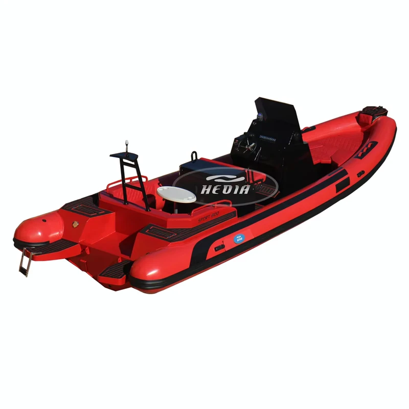 ラグジュアリー7メートルRHIB SP700ディープVインフレータブルリブボート アルミハル 12人用釣りスポーツ 船外エンジン付き