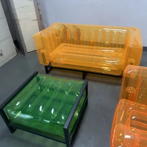 Luxury Air-Filled Inflatable Waterproof Sofa Furniture with Customized Color for Outdoor Use