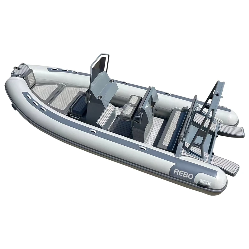 Luxusboote CE 18ft RIB 560 Orca Hypalon PVC Aluminium Aufblasbare RIB-Boote zu verkaufen