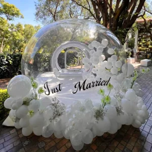Carpa Burbuja Inflable de Lujo, Decoración para Bodas al Aire Libre, Casa de Globos Inflables de Burbuja