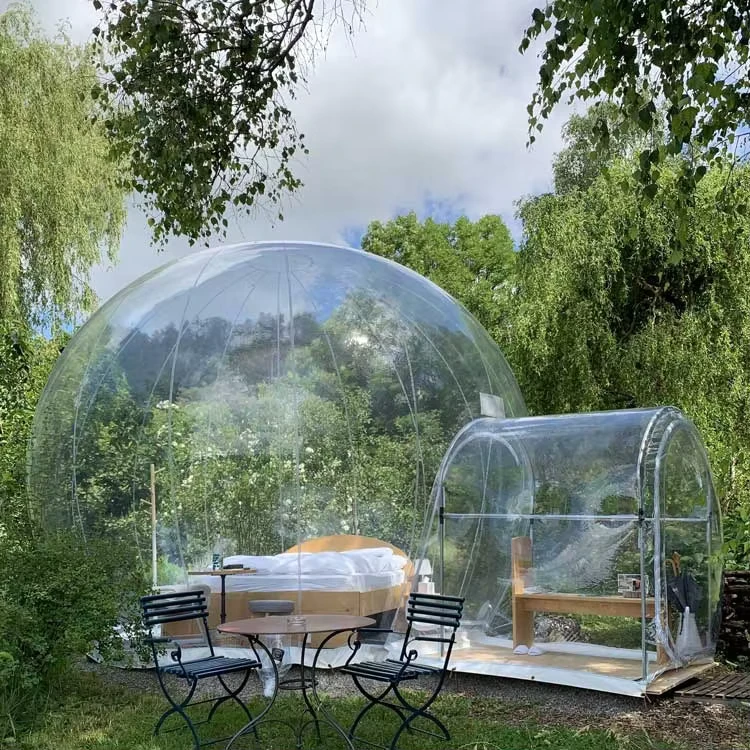 Luxury Double Room Outdoor Transparent Dome Inflatable Bubble Tent for Dates Premium Advertising Inflatables
