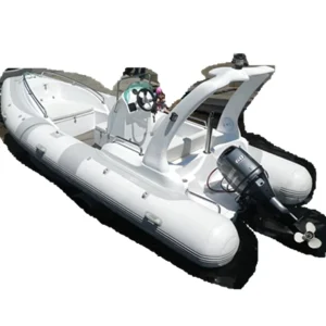 Luxury Fiberglass Hull RIB580C Rib Boats Rigid Inflatable Boat with CE