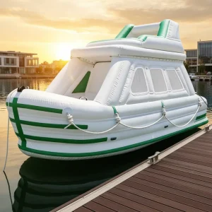 Yacht Inflatable Mewah untuk Rekreasi dengan Desain Stylish Kapal Ponton Inflatable untuk Penyewaan Pariwisata