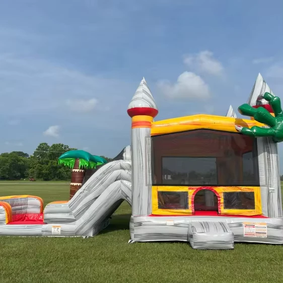 Château gonflable combo à double voie ML T Rex, maison de saut pour adultes, PVC léger à vendre