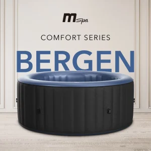 Надувная горячая ванна MSPA Bergen на 8 человек с нескользящим дном и защитным замком
