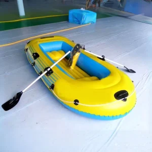 Manufactured Portable Yellow Inflatable Kayak Boat Drifting Fishing Leisure Inflatable Raft for Adult