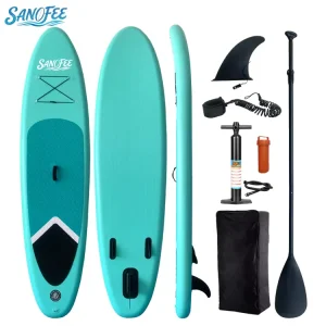 Manufacturer All-around Inflatable Stand up Paddle Board Ultra-light ISUP with Non-Slip Deck Pad for Beginners and Adults
