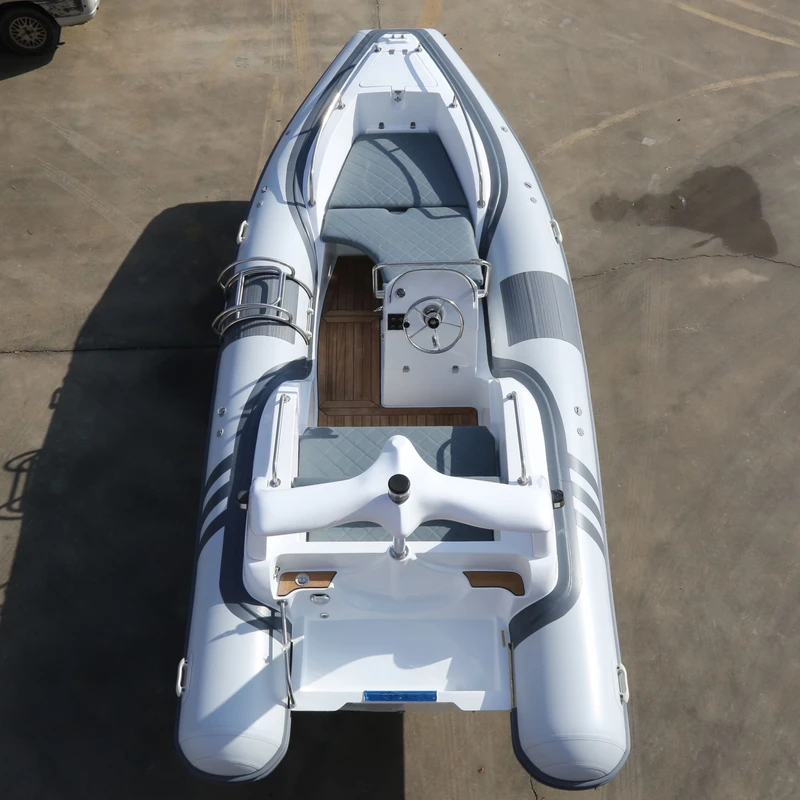 Fabricante Barco Inflable Rib Personalizado de 5.8m Barco Inflable Pequeño Yate Inflable