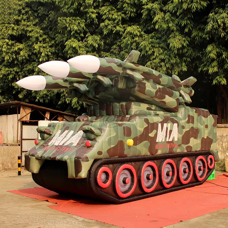 Manufacturer Customized ZX-A46 PVC Air-Inflated Military Models Aircraft Tanks Cars Outdoor Advertising Decorations