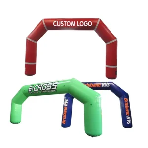 Arco inflable promocional gigante personalizado para eventos