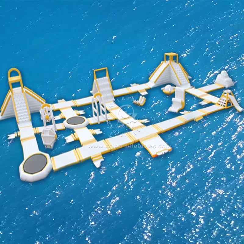 Fabricante de Parque de Obstáculos Inflables Flotantes de Agua Aventura Parque de Diversión Inflable Juegos de Agua en Venta