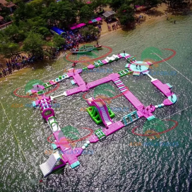 Fabricante de Parque Aquático Inflável Comercial, Parque Aquático Inflável Aqua Park