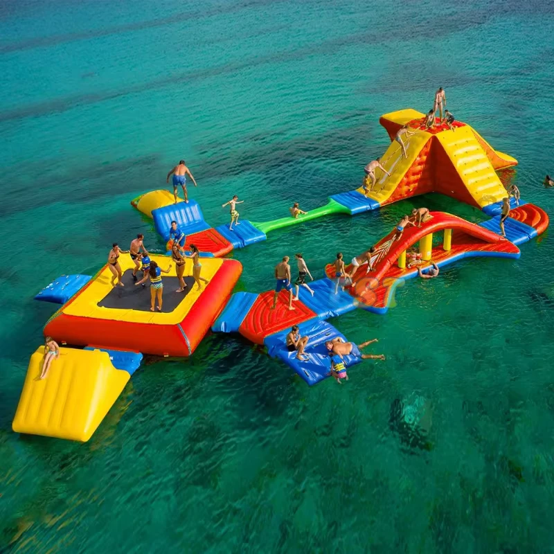 Fabrikant Zwembad Drijvende Inflatable Obstakels Over Water Drijvende Inflatable Waterpark Aqua Park voor Kinderen en Volwassenen
