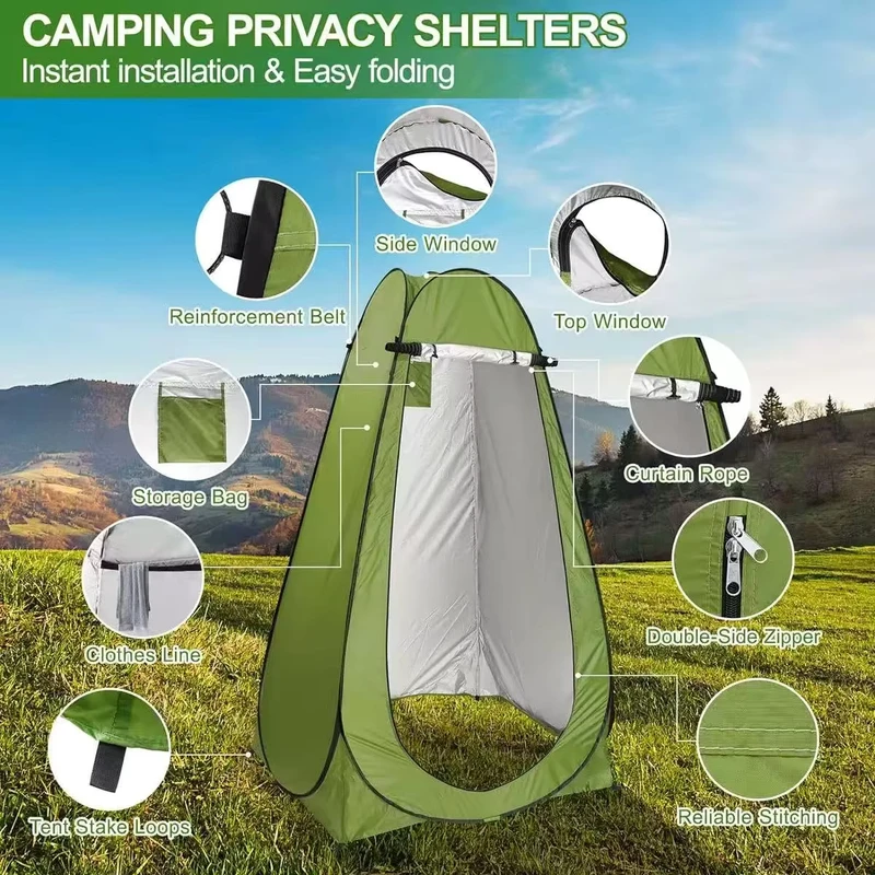 Manufacturer Waterproof Inflatable Four season Quick Automatic Opening Nylon One Bedroom Tent Travel Accessories