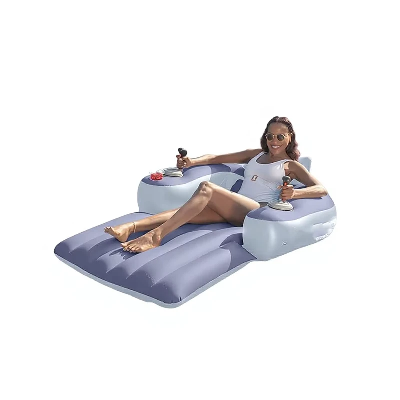 Manufacturers Adult Inflatable Electric Seat Water Swimming Toy Boat Lounger Floating Raft