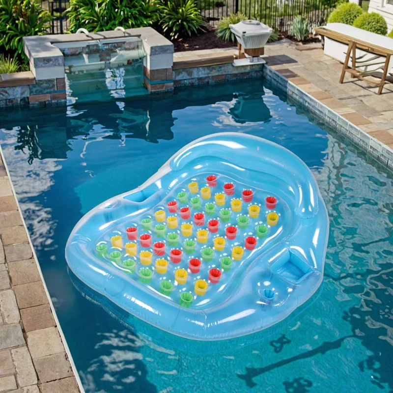 Fabrikant's Dubbele Water Recliner Vlotters Rafts Opblaasbaar voor een Comfortabele Waterervaring
