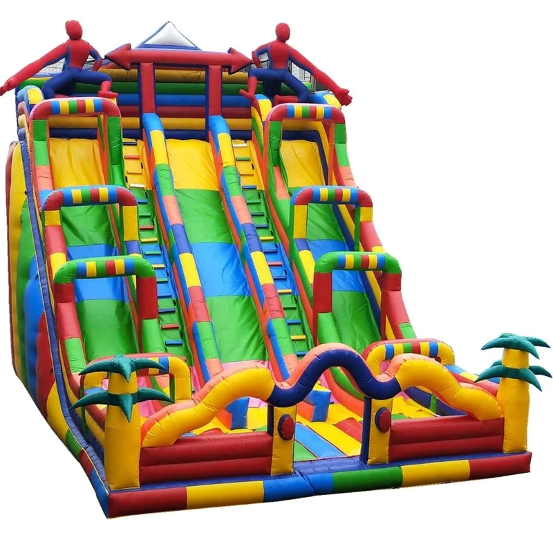 Manufacturers Sell Indoor and Outdoor Land Inflatable Dry Slides Inflatable Pool Slides Inflatable Rainbow Slides